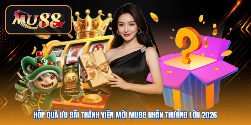 Hộp quà ưu đãi thành viên mới Mu88 nhận thưởng lớn 2026